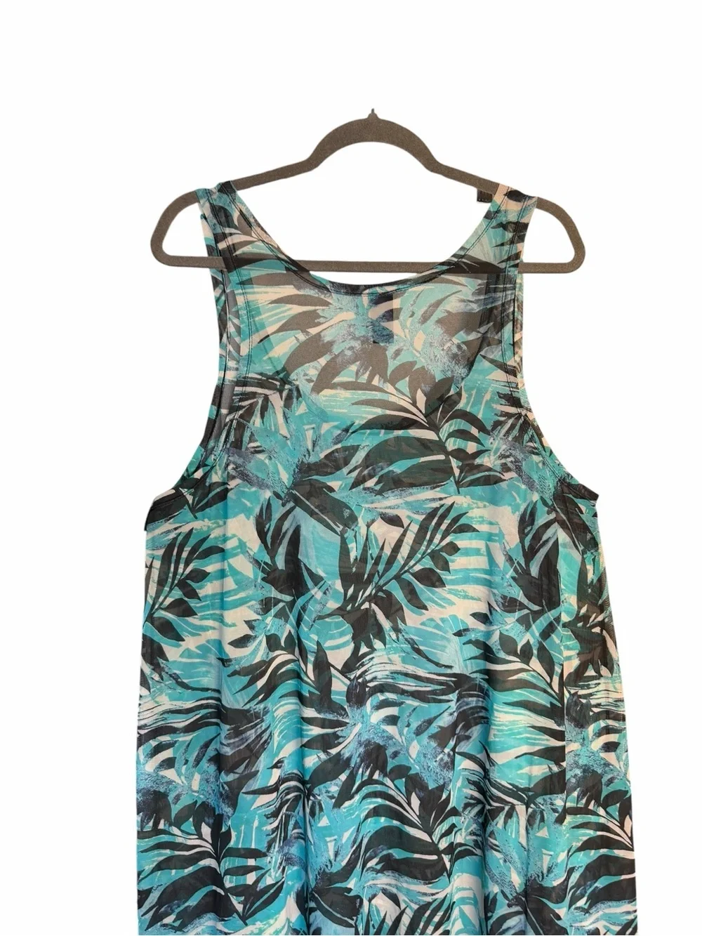 Swimsuits For All Mesh Swim Coverup Dress